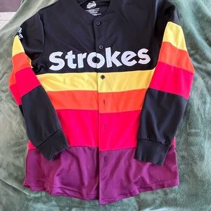 The Strokes - Official Band Merch - Long Sleeve Baseball Jersey - Size Large